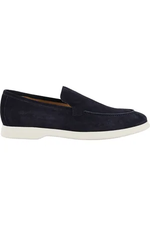 TAGLIATORE Schoenen, Heren, Blauw, 44 EU, Suède, Mocassino Suede