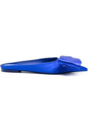 Salvatore Ferragamo Schoenen, Dames, Blauw, 36 EU, Leer, Sandalen Blauw