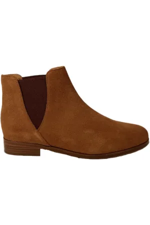 Bobbies Schoenen, Dames, Bruin, 36 EU, Suède, Handgemaakte Chelsea Boots voor Vrouwen