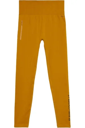 Max Mara Broeken, Dames, Oranje, S, Seamless Sporty Trainingsbroeken