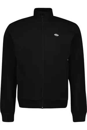 Diesel Sweatshirts & Hoodies, Heren, Zwart, L, Katoen, S-Lock-Doval-PJ Zip-through