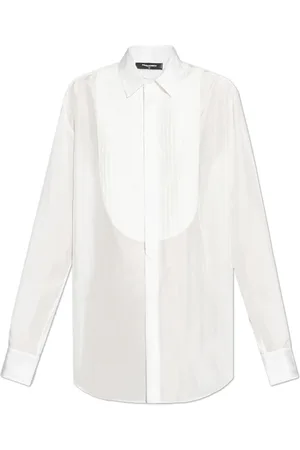 Dsquared2 Blouses & Shirts, Dames, Wit, S, Zijden Blouse
