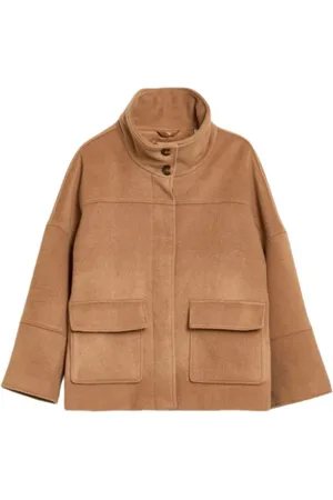 GANT Mantels, Dames, , S, Wol, Kort wollen jas met wolmix