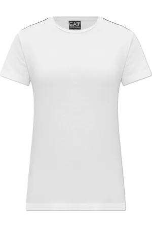 EA7 Tops, Dames, Wit, M, Katoen, T-shirt