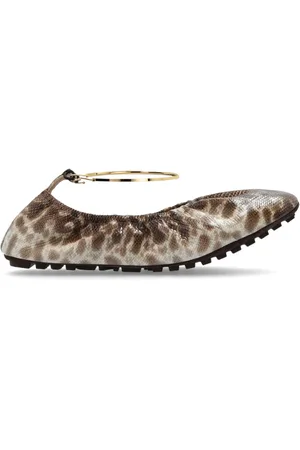 Fendi Schoenen, Dames, Bruin, 37 1/2 EU, Leer, Filo ballerina
