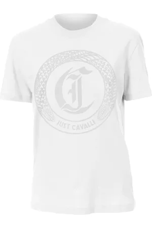 Roberto Cavalli Tops, Dames, Wit, 2Xs, T-shirts en Polos Wit