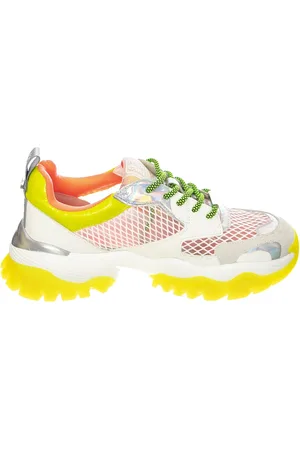 Steve Madden Schoenen, Dames, Veelkleurig, 38 1/2 EU, Suède, Low-Profile Sneakers met Veters