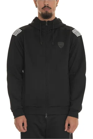 EA7 Sweatshirts & Hoodies, Heren, Zwart, S, Casual Sweatshirt