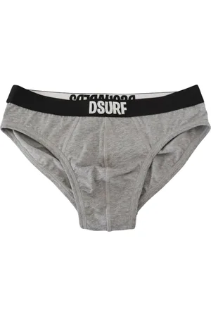 Dsquared2 Ondergoed, Heren, Grijs, M, Katoen, Cotton Stretch Briefs
