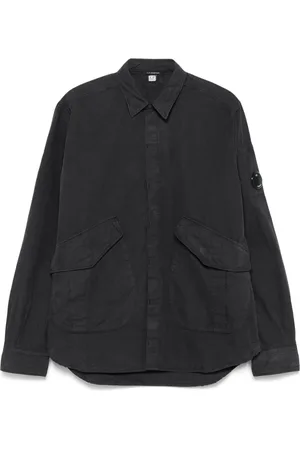 C.P. Company Jassen, Heren, Zwart, L, Katoen, Stijlvol Overshirt