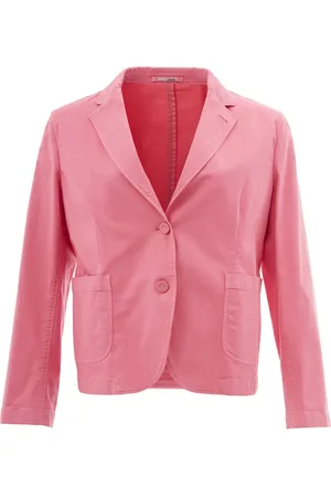 LARDINI Jassen, Dames, Roze, M, Katoen, Roze Jas met Twee Knopen