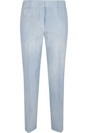 ERMANNO SCERVINO Broeken, Dames, Blauw, M, Elegante Broeken