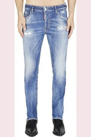 Dsquared2 Jeans, Heren, Blauw, S, Katoen, Skater Slim-Fit Jeans