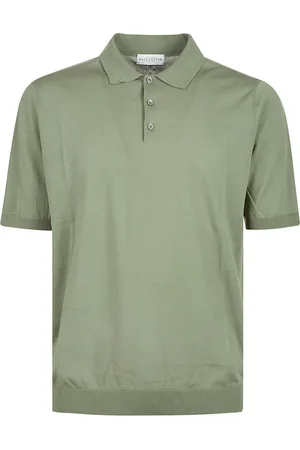 BALLANTYNE Tops, Heren, Groen, M, Korte Mouw Poloshirt