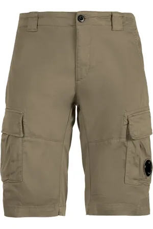 C.P. Company Korte broeken, Heren, , L, Satijn, Stretch Satijnen Cargoshorts
