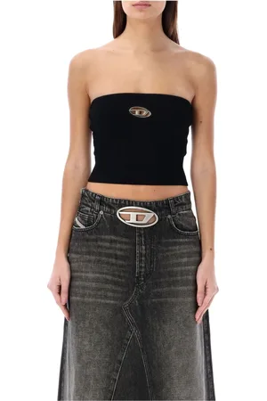 Diesel Tops, Dames, Zwart, M, M-clarksvillex Tube Top