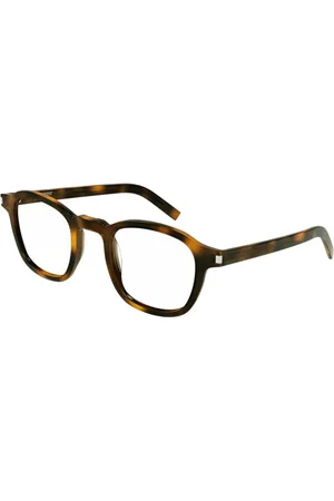 Saint Laurent Accessoires, unisex, Bruin, ONE Size, Slim Optic Zwarte Zonnebril