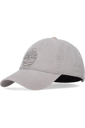 Timberland Accessoires, Heren, Grijs, ONE Size, Curved Visor Canvas Baseball Cap