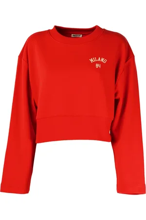GAS Sweatshirts & Hoodies, Dames, Rood, M, Dames Sweatshirt