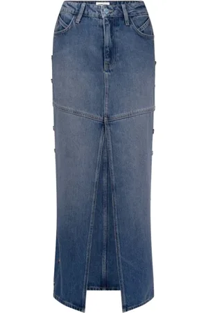 Fabienne Chapot Rokken, Dames, Blauw, S, Denim, Maya Denim Rok