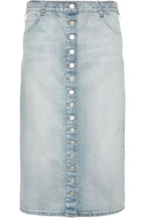 Courrèges Rokken, Dames, Blauw, M, Denim, Clear Denim Rok