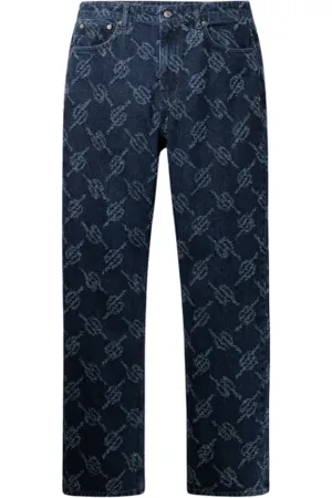 Daily paper Jeans, Heren, Blauw, S, Katoen, Straight Jeans