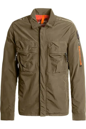 Parajumpers Jassen, Heren, Groen, L, Nylon, Lichtgewicht Nylon Parka