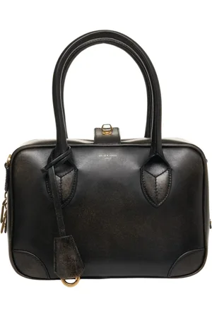 Golden Goose Tassen, Dames, Zwart, ONE Size, Leer, Zwarte Handtas Vita Ontwerp