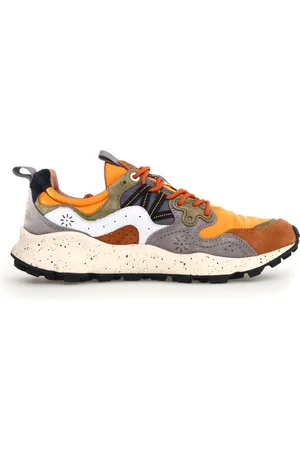 Flower Mountain Schoenen, Heren, Veelkleurig, 42 EU, Leer, Sportieve Sneakers Ss 25