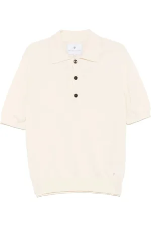Seven Gauge Truien, Heren, , XL, Button-Up Sweater Korte Mouwen