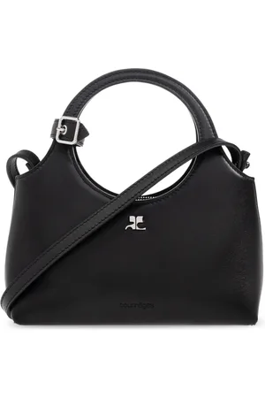 Courrèges Tassen, Dames, Zwart, ONE Size, Leer, Mini Day leren tas
