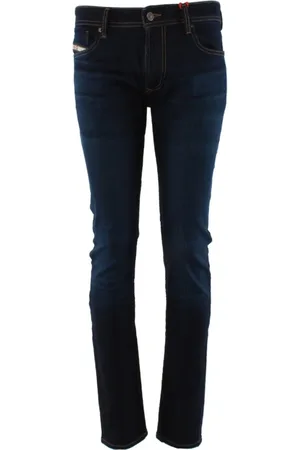 Diesel Jeans, Heren, Blauw, W34 L34, Katoen, Skinny Fit Jeans