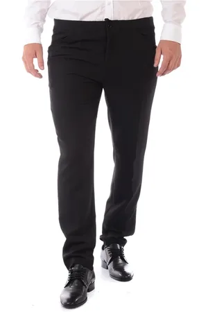 D.A. Daniele Alessandrini Broeken, Heren, Zwart, XS, Polyester, Jeans