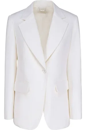 Chloé Jassen, Dames, Wit, S, Katoen, Tailored Jacket