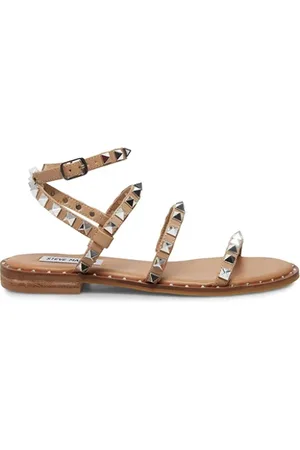 Steve Madden Schoenen, Dames, , 37 EU, Leer, Sandalen met enkelbandje en studs