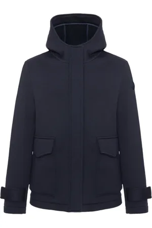 Colmar Jassen, Heren, Blauw, L, Wol, Blauwe Winterjas