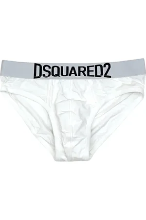Dsquared2 Ondergoed, Heren, Wit, S, Katoen, Logo Elastische Onderbroek
