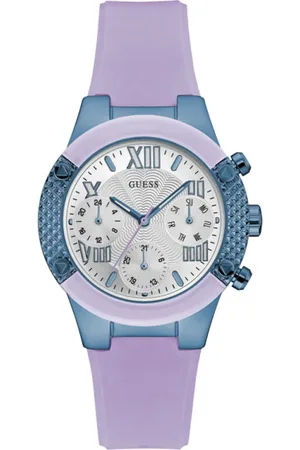 Guess Accessoires, Dames, Paars, ONE Size, Rockstar Horloge