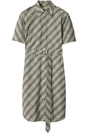 Burberry Kleedjes, Dames, Veelkleurig, XS, Elegante Jurken