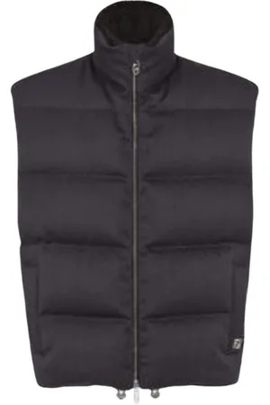 Fendi Jassen, Heren, Zwart, M, Stijlvolle Jas voor Mannen
