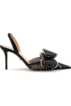 Mach & Mach Schoenen, Dames, Zwart, 38 1/2 EU, Slingback Pumps