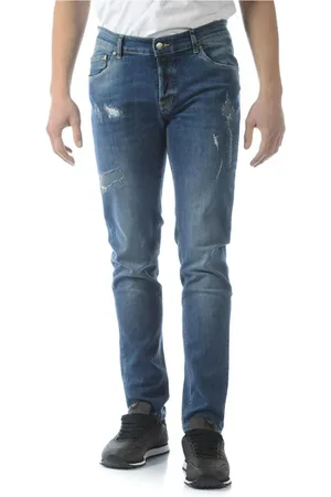 D.A. Daniele Alessandrini Jeans, Heren, Blauw, W29, Katoen, Jeans