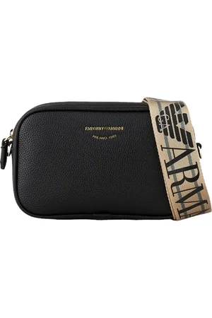 Emporio Armani Tassen, Dames, Zwart, ONE Size, Camera Case Crossbodytas