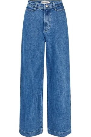 Lollys Laundry Jeans, Dames, Blauw, XS, Katoen, Floridall Broek