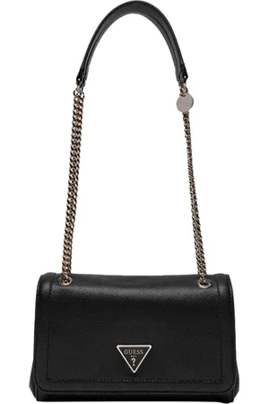 Guess Tassen, Dames, Zwart, ONE Size, Zwarte Handtas met Elegant Design