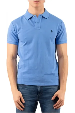 Ralph Lauren Tops, Heren, Blauw, XL, Polo
