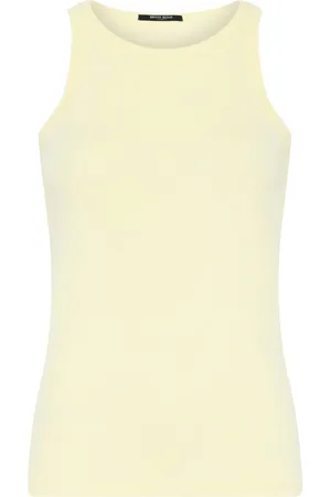 Bruuns Bazaar Tops, Dames, , S, Katoen, Rib Tanktop