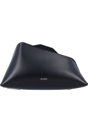 The Attico Tassen, Dames, Zwart, ONE Size, Leer, 8:30 PM Clutch