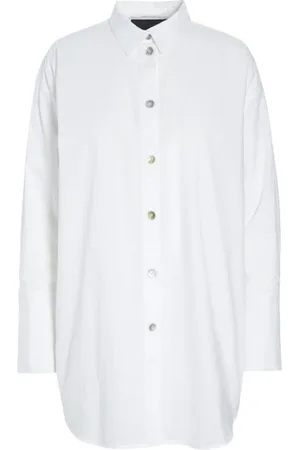 Bitte Kai Rand Blouses & Shirts, Dames, Wit, L, Klassiek Overhemd