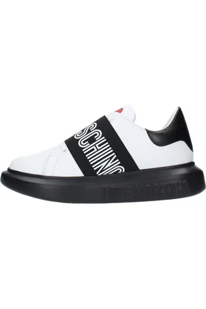 Moschino Schoenen, Dames, Wit, 36 EU, Leer, Sneakers Wit